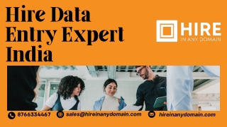 Hire Data Entry Expert India Visit us today for more information