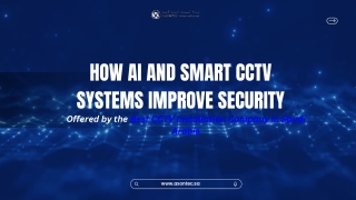 How AI and Smart CCTV Systems Improve Security