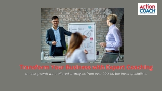 Transform Your Business with Expert Coaching