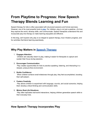 From Playtime to Progress_ How Speech Therapy Blends Learning and Fun