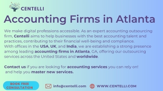 Accounting Firms in Atlanta - Centelli