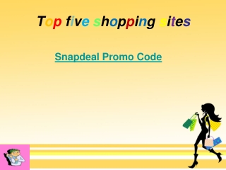 Top five shopping sites