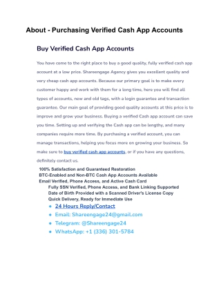 About - Purchasing Verified Cash App Accounts CNG