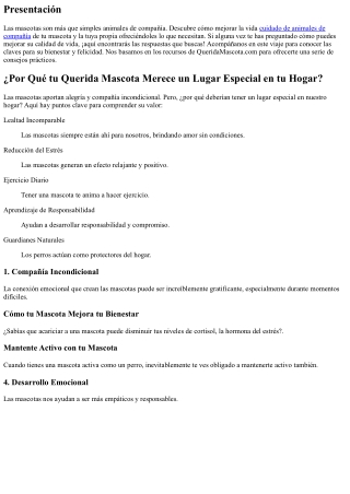 Razones para Darle a tu Mascota un Espacio Único en Casa