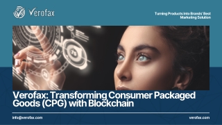 VeroFax Transforming Consumer Packaged Goods (CPG) with Blockchain