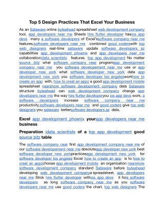 Top 5 Design Practices That Excel Your Business.docx