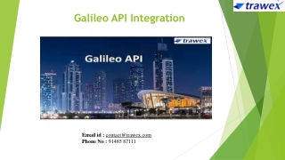 Galileo- API Integration