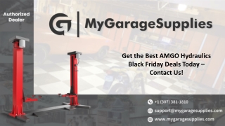Get the Best AMGO Hydraulics Black Friday Deals Today – Contact Us!