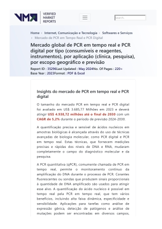 global-real-time-pcr-and-digital-pcr-market-size-and-forecast-to-2025