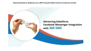 Exploring Salesforce Telephony, Line, SMS Pricing & Chatbot Features for Busines