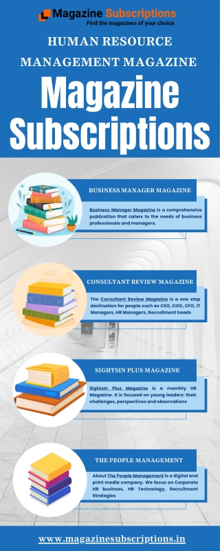 Human Resource Management Magazine - Magazine Subscriptions
