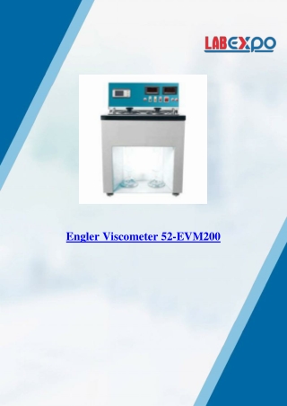 Engler Viscometer 52-EVM200