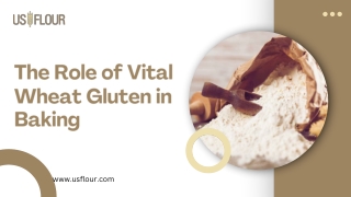 The Role of Vital Wheat Gluten in Baking: What You Need to Know.