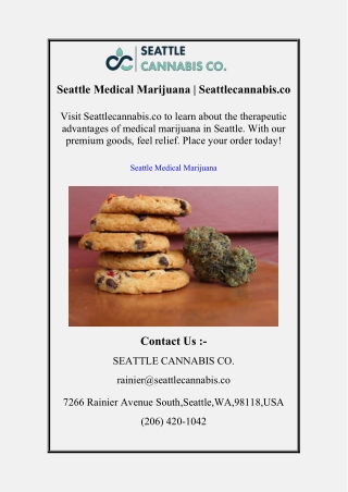 Seattle Medical Marijuana | Seattlecannabis.co