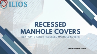 Key Points About Recessed Manhole Covers