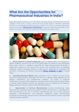 Pharmaceutical Manufacturers In India :- Cooper Pharma