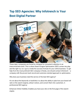 Top SEO Agencies_ Why Infotrench is Your Best Digital Partner