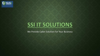 SSI IT Solutions: Top Cyber Security Firms in Switzerland for Advanced Protectio