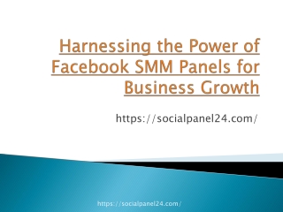 Harnessing the Power of Facebook SMM Panels for Business Growth