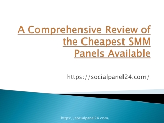 A Comprehensive Review of the Cheapest SMM Panels Available