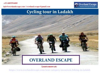 Cycling tour in Ladakh