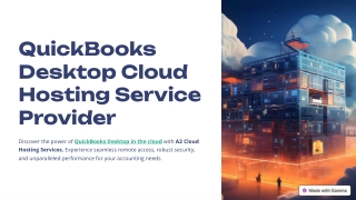QuickBooks Cloud Hosting Services Provider in USA