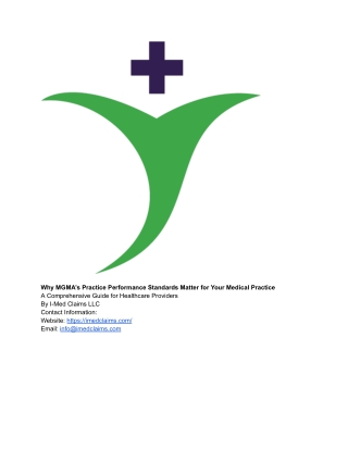 Why MGMA’s Practice Performance Standards Matter for Your Medical Practice