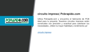 circuito impreso Pcbrapido.com