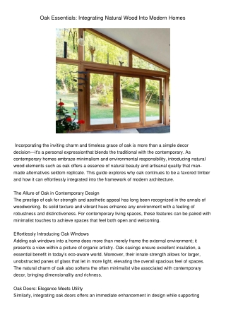 OakEssentialsIntegratingNaturalWoodIntoModernHomes