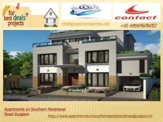 Apartments on Southern Peripheral Road Gurgaon