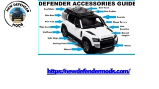 land rover defender parts accessories