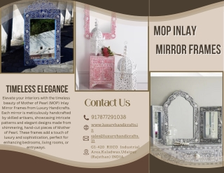 MOP Inlay Mirror Frames