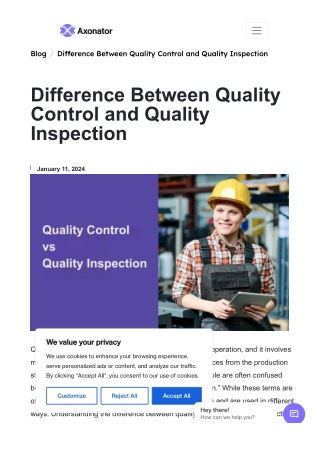 Difference Between Quality Control and Quality Inspection