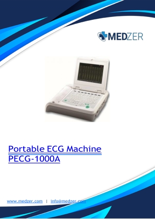 ECG Machine PECG-1000A