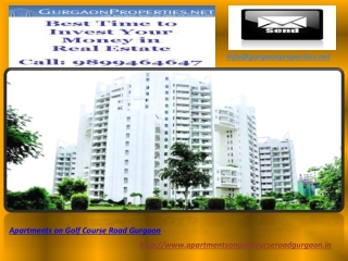 Apartments on Golf Course Road Gurgaon