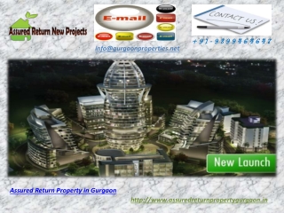 Assured Return Property in Gurgaon | New Projects