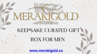 KEEPSAKE CURATED GIFT BOX FOR MEN