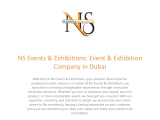 Event & Exhibition Company in Dubai