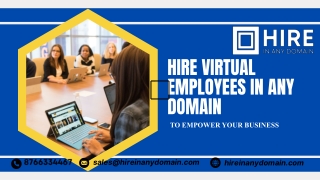 Hire Virtual Employees in Any Domain