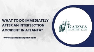 What to Do Immediately After an Intersection Accident in Atlanta?