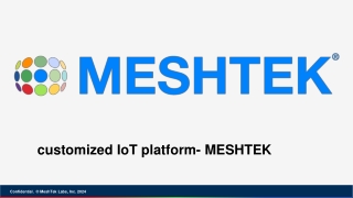 CUSTOMIZED IOT DEVELOPMENT. PLATFORM