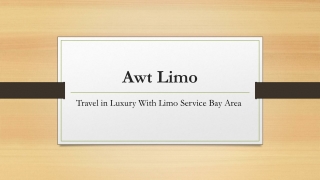 Travel in Luxury With Limo Service Bay Area