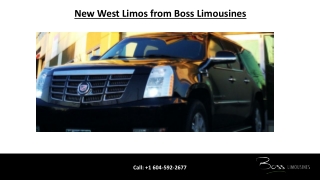 New West Limos from Boss Limousines