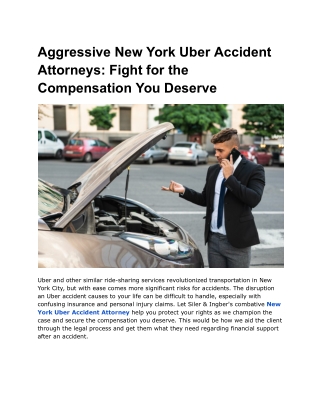 Aggressive New York Uber Accident Attorneys_ Fight for the Compensation You Deserve