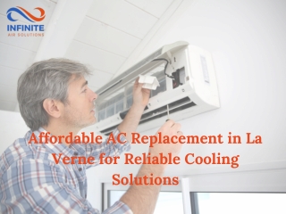 Affordable AC Replacement in La Verne for Reliable Cooling Solutions