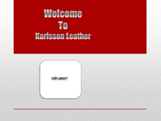 Pure Leather Car Seat Covers - Karlsson Leather