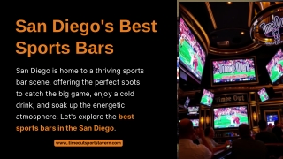San Diegos Best Sports Bars | Time Out Sports Tavern