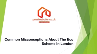 Common Misconceptions About The Eco Scheme In London