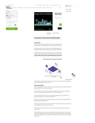 Global Robotic Aerial Inspection Drone Market