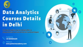 data analytics courses details in Delhi